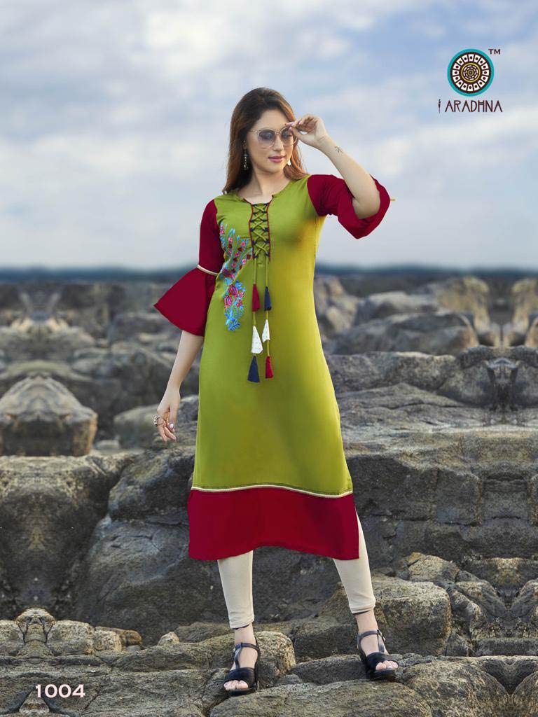 Queen Vol-2 Rayon Embroidery Kurti Catalog Queen Vol-2 Rayon Embroidery Kurti Catalog